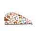 Animal Cartoon Style Microfiber Hair Towel Soft Super Absorbent Hair Towel Wrap for Women Coral Velvet Quick Dry Hair Cap for Long Curly and Thick Hair