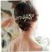 Ipetboom Bridal Hair Comb Golden Hair Jewels for Women Headwear for Women Leaf Hair Comb Womens Hair Accessories Hair Accessories for Women Hair Combs for Women Hairpin Wedding Bridesmaid - Buy Online on GoSupps.com