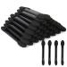 Akoak 20 pieces sponge eyeshadow brush - black double head eyes shadow applianter disposable make -up brushes suitable for professionals or home use