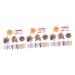 Beaupretty 3 Sets Children's Headgear Trendy Hair Clips Ponytail Holders Hair Clips for Babies Kids Suits Kids Hair Clips Lovely Hair Rope Colored Hair Clips Girl Nylon Baby Hair Accessories