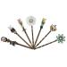 Vintage Elegant Hairpins Set - 7PCS Metal Bobby Pins for Women and Girls | Retro Hair Clips Accessories - Buy Online on GoSupps.com
