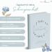 Buy Mintkind Pregnancy Diary My Pregnancy A5 - Floral Blue Hardcover | Perfect Gift for Expectant Mothers | Pregnancy Photo & Baby Album - Buy Online on GoSupps.com