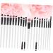 WOONEKY 20pcs Portable Eye Makeup Spoolie Brush for Eyelashes Eyeliner Eyeshadow Brush Kit Eyelash Kits 15.50X1.50X1.50CM As Shown - Buy Online on GoSupps.com