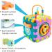 Shop Nicknack 6-in-1 Motor Activity Cube - Toddler Toys for 1-Year-Olds | Fun Learning & Growth - Buy Online on GoSupps.com