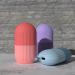 Joyeee Silicone Ice Face Roller for Skin Care - Shrink Pores, Anti-Wrinkle, Reduce Puffiness, Improve Elasticity - Striped Purple - Buy Online on GoSupps.com