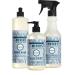 Mrs. Meyer's Kitchen Set Dish Soap Hand Soap and Multi-Surface Cleaner 3 CT (Snowdrop)