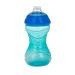 Nuby 3 Piece No-Spill Easy Grip Cup with Soft Flex Spout Clik It Lock Feature Boy 10 Ounce (Pack of 3) - Buy Online on GoSupps.com