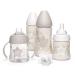 Suavinex My Essentials White Star Baby Kit with 1 Dummy -2/4 m + 2 Bottles 270 ml + 1 Bottle 150 ml + 1 Drinking Cup 150 ml