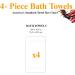 Luxurious Extra Large Turkish Bath Towel Set - Ultra Soft, Thick & Plush - Premium Hotel & Spa Quality Oversized Cotton Towels - Space Gray (4-Pack) - Buy Online on GoSupps.com