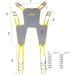 Patient Lifting Hoist Sling Toileting Patient Lift Sling Divided Leg Shower Sling for Hospitals Homes and Nursing Homes L - Buy Online on GoSupps.com