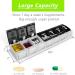 Weekly Pill Organizer - Remtise Am/Pm Daily Case for Vitamins & Supplements | 7-Day Push Button Medicine Box (Black & White - Buy Online on GoSupps.com