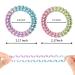Spiral Hair Ties 12PCS - Colorful Traceless Elastic Coils for Women & Girls - Buy Online on GoSupps.com