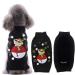 ABRRLO Christmas Dog Sweater Dog Sweater Pet Dog Sweater Warm Puppy Small Medium Dogs L Snowman-A