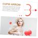 GALPADA 1 Ensemble Arc Et Fl che De Cupidon Arc Et Fl che De Cupidon Accessoires De Cosplay Pour Enfants Et Accessoires Pour La Saint-Valentin Et Les Mariages Et Tenue De B b Cupidon Rouge 42X15X2CM - Buy Online on GoSupps.com