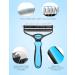 Malsipree 2-in-1 Dog & Cat Brush - Long/Short Hair Pet Fur Care Knot Prevention Small Blue - Buy Online on GoSupps.com