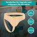 Tenbon Inguinal Hernia Belts for Men - Adjustable Medical Support Hip Belt - Removable Beige Bandage for Sports Hernia Protection (Size M) - Buy Online on GoSupps.com