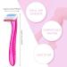 Durable Women's Razor Bikini Trimmer - Travel-Friendly Pubes Hair Removal Tool | Hot Pink T-Type Beauty Razor (1 Pack) - Buy Online on GoSupps.com