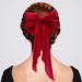 EniLsa 4 Pieces French Bow Hairpin Large Bow Soft Silky Satin Hair Clip Sweet Bow Hairpin Set Long Tail French Ribbon Hair Pins Fashion Headwear Birthday Gift for Women - Buy Online on GoSupps.com