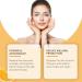  homomdy Set of 2 brightening eye creams with vitamin C anti-aging vitamin C serum for puffiness and dull dark circles under the eyes moisturizing cream instant firming complexion - Buy Online on GoSupps.com