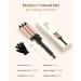 Hair Waver 3 Barrel Curling Iron | Ceramic Tourmaline Hair Crimper with Digital Display & Dual Voltage - International Shipping Available - Buy Online on GoSupps.com