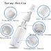 6 x 100ml Refillable Fine Spray Bottles - Transparent Plastic Atomizer for Travel Cosmetics & Kitchen - Buy Online on GoSupps.com