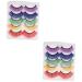 Beavorty 10 Pairs Fake eyelashes 3D False Eyelashes Vivid Eyelashes costume eyelashes colored eyelashes False Eyelash Reusable cosplay lashes cosmetic Accessories Imitation Miss