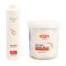 ICAN LONDON PROFESSIONAL CREAM PEROXIDE 20 VOL 6% 1000 ML + WHITE POWDER BLEACH (JAR)500 G SET
