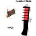 10PCS Hair Chalk Comb for Girls - Non-Toxic & Washable Hair Coloring Kit | Kids Makeup Set for Halloween & Birthdays - Buy Online on GoSupps.com