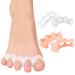 Toe spreader silicone toe separator toe separator silicone for pedicure toe correction athletes for men and women for all feet