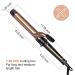 1.25 inch K&K Curling Iron with Ceramic Coating - Adjustable Temp, LED Display - Professional Curling Wand for Long Hair - Buy Online on GoSupps.com