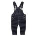 KIDSCOOL SPACE Baby & Little Boys/girls Water Washed Ripped Soft Denim Overalls 12-18 Months Blue-1973
