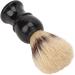 Premium Black Agate Shaving Brush for Men - Curved Handle Soft Bristles & Rich Foam - Ideal Beard Brush for Home & Travel - Buy Online on GoSupps.com