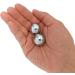 Top Chi 1 Chrome Chiming Baoding Balls for Hand Therapy & Stress Relief - Buy Online on GoSupps.com