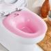 EXCEART Pink Bath Basin for Hemorrhoidal Pregnant Women & Elderly - Over-The-Toilet Perineal Soaking Bidet for Post-Episiotomy Care - Buy Online on GoSupps.com