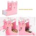 xihan123 Hamster Bowl Plastic Rabbit Food Bowls Durable Resuable Rabbit Hay Feeder For Allow To Keep The Cage Area Clean Help Reduce Hay Waste set-pink - Buy Online on GoSupps.com