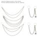 Hip Hop Punk Style Hair Braid Chain Dreadlocks Hair Chains DIY Hair Decoration Accessories for Women and Girls Hip Hop Party Halloween Nightclub - Buy Online on GoSupps.com