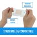 Bordered Waterproof Transparent Dressing Bandage - 39Ct Non-Woven Fabric Adhesive Pads for First Aid & Wound Care (2.7x2.3) - International Shipping Available - Buy Online on GoSupps.com