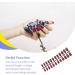 Dajidafu Women Glitter False Nails Artificial Press On Detachable Manicure Tools Shinny Pointed Ultrathin Full Cover Patch Pink - Buy Online on GoSupps.com