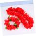 LIFKICH 1 Set 4pcs Hawaiian Floral Garland Make up Headband Artificial Floral Necklace Luau Necklaces Premium Hawaiian Wreath Lei Hair Clips Hawaiian Garland Red Banquet Lillo The Flowers Red Size 1 - Buy Online on GoSupps.com