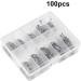 Jinlaili Fishing Hooks - 100 Carbon Steel Hooks (3#-12#) with Eyelet & Barren Fishing Accessories in Plastic Box - Perfect for International Fishing Trips - Buy Online on GoSupps.com