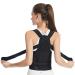 Usable Shoulder Brace Clavicle Support Back Pain Posture Corrector Hunchback Correction Back Brace for Women Men black S - Buy Online on GoSupps.com