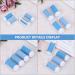12 Replacement Rollers for Foot File - Coarse Refill Heads for Electronic Pedicure Tools - Blue - Buy Online on GoSupps.com