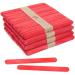 Craft Popsicle Sticks 4.5 Inch Standard CraftySticks Individual Colors Natural and Multi Color Packs (Red 200 Sticks) Red 200 Sticks