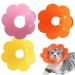JIANYH 3 Pcs Cat Cone Collar Soft Adjustable Dog Cone Collar Soft Dog Cat Protective After Surgery Pet Protective Collar Anti-Bite or Lick for Cats and Small Dogs(3 Color)