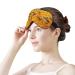 Honey Bees Hive Sleep Mask - Adjustable Blindfold for Sleeping & Travel - Men's and Women's Eye Cover for Nighttime Relaxation - Buy Online on GoSupps.com