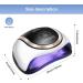 GOYAESQUE 180W UV LED Nail Lamp for Fast Drying Gel Polish - Professional Curing Lamp with 4 Timer Smart Sensor and LCD Display - Buy Online on GoSupps.com