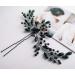 Anglacesmede Bridal Black Crystal Hair Pins Classical Wedding Back Comb Prom Party Festival Hair Accessories for Women and Girls - Buy Online on GoSupps.com