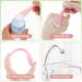 Silicone Face Mask Applicator - 2 Pcs Facial Brush Set for Spa Cream & Lotion - Double Ended Makeup Scrubber Brushes (Multicolor - Buy Online on GoSupps.com