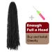 30 Inch Distressed Butterfly Faux Locs Crochet Hair 8 Packs - Long Lightweight Style in 1B - Natural Black (Pack of 8) - Buy Online on GoSupps.com