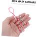 Shop Minkissy 6 Pcs Anti-Lost Masks Chain - Alphabet Beads Clothes Rack for Kids | European & American Acrylic Accessories - Buy Online on GoSupps.com